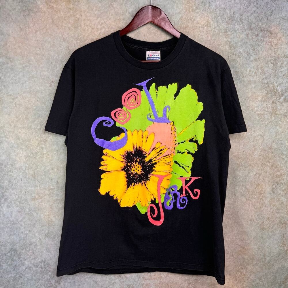 VTG 1981 The Go Go's Concert Tour T Shirt Cool Jerk Sz L Black Band Music 80s